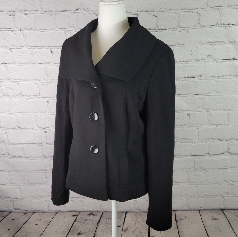 Willi Smith Wide Collar 3-Button Lightweight Jack… - image 1